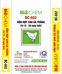 Hỗn hợp cho gà trắng từ 15 – 28 ngày tuổi
