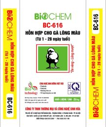 Hỗn hợp cho gà lông màu từ 1 – 28 ngày tuổi