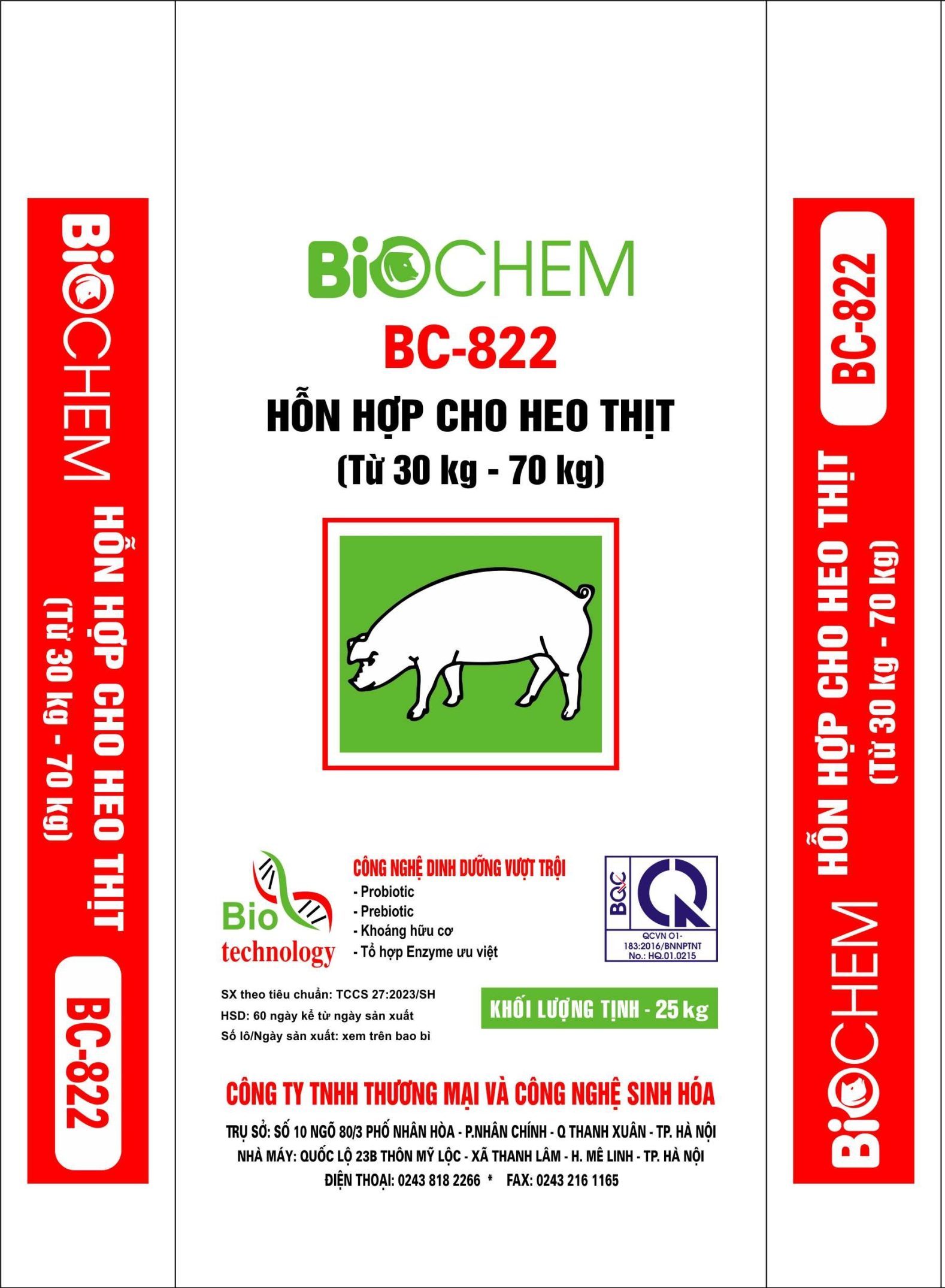 Hỗn hợp cho heo nái mang thai