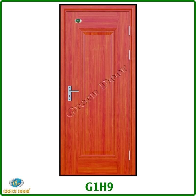 Cửa thép vân gỗ 1 cánh G1H9
