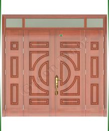 Cửa thép vân gỗ G4H4-H4′-3TK