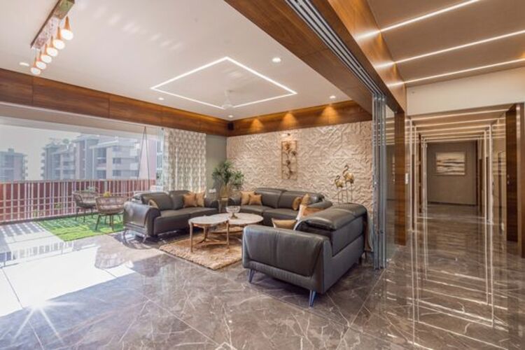 Mẫu trần thạch cao phòng khách chung cư cao cấp